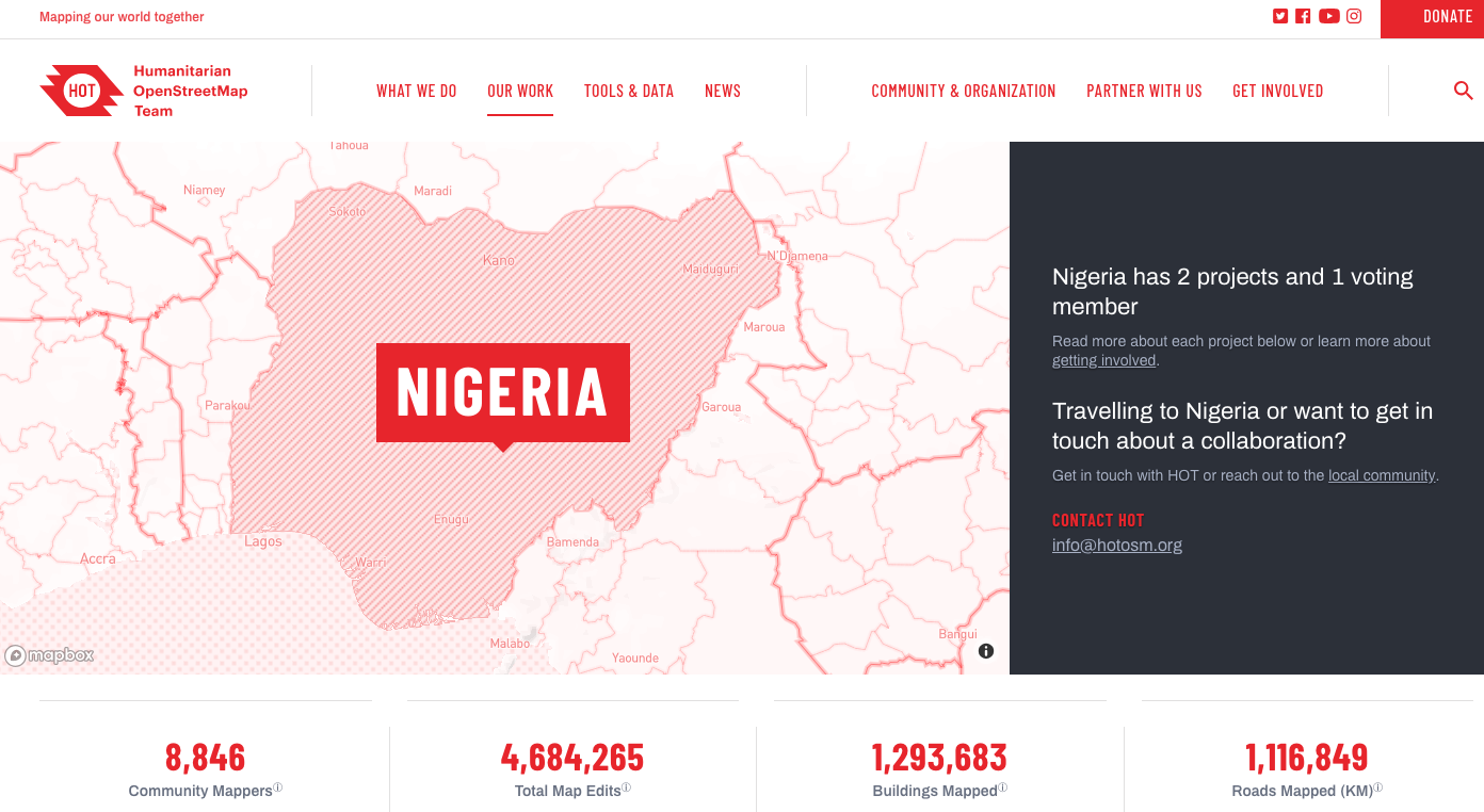 Humanitarian Openstreetmap Team Website Update Powering Our Maps